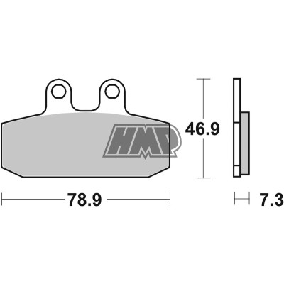 Pastilhas travão APRILIA ETX / MX / RED ROSE / TUAREG / CAGIVA / FANTIC / GARELLI / GILERA / HONDA 125 CRM / MTX / NSR / NX / RTV / XL / MOTO-GUZZI / MORINI / SACHS / SIMSON - BREMBO